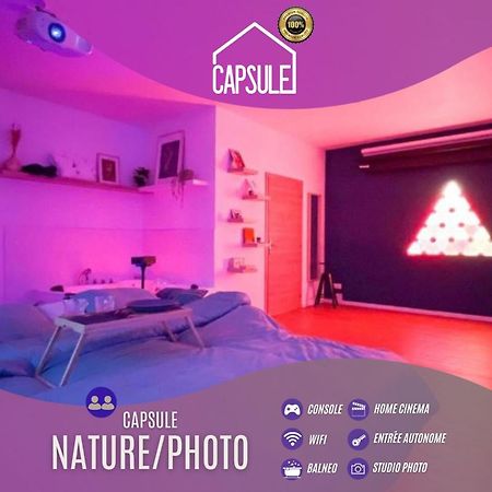 Capsule Nature & Photos - Jacuzzi - Netflix & Home Cinema - Ps5 & Jeu Thun-Saint-Martin 외부 사진